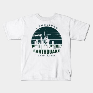 I Survived the NYC Earthquake Kids T-Shirt